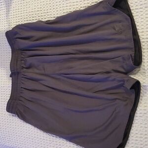 Men's Grey and Black Adidas Shorts Medium #16